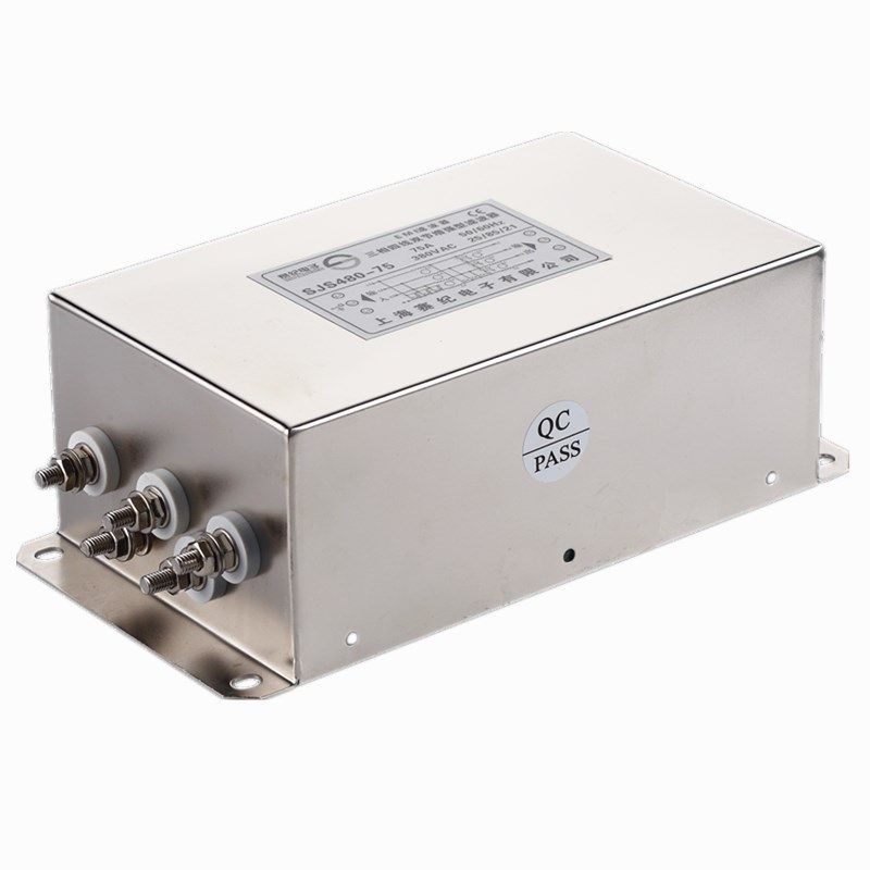 三相四线EMI电源滤波器380V变频器伺服SJS480-10A 20A30A50A 100A