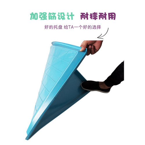 狗笼子托盘兔笼鸡鸭笼加厚粪盘底盘宠物厕所接尿盘养花PVC拖盘