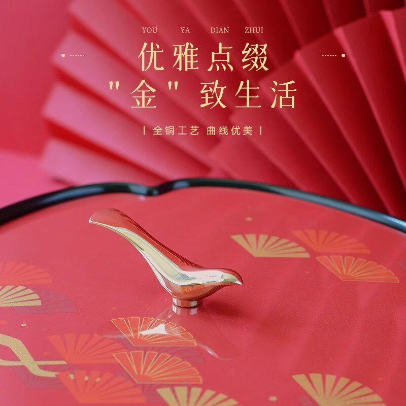 新中式干果盘高档客厅茶几糖果盒结婚乔迁新居干果盒过新年坚果盘
