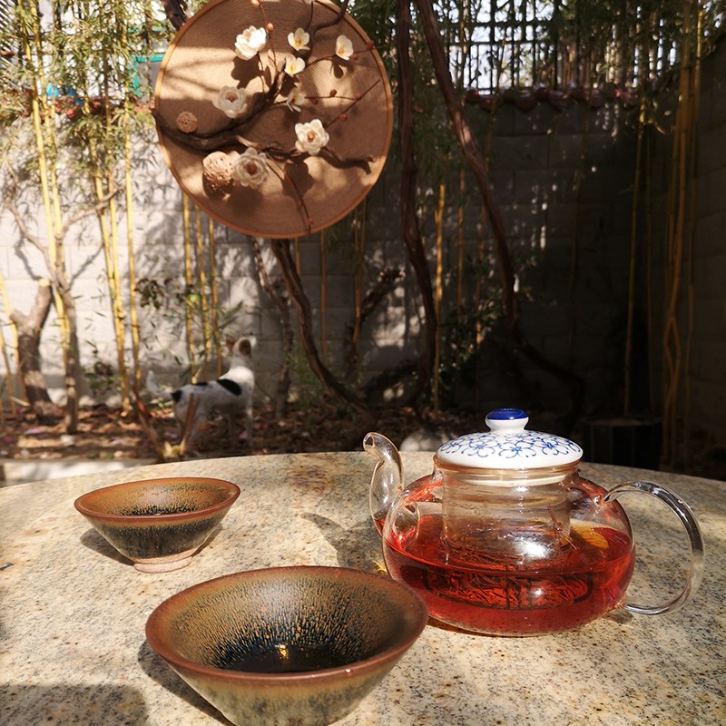 春暖花开麻绳圆形装饰画禅意新中式家居壁饰挂件干花玄关墙饰新品