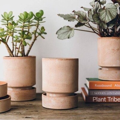 Bergs Potter 霍芙系列 宝格仕手工陶盆 北欧花卉绿植室内外花盆
