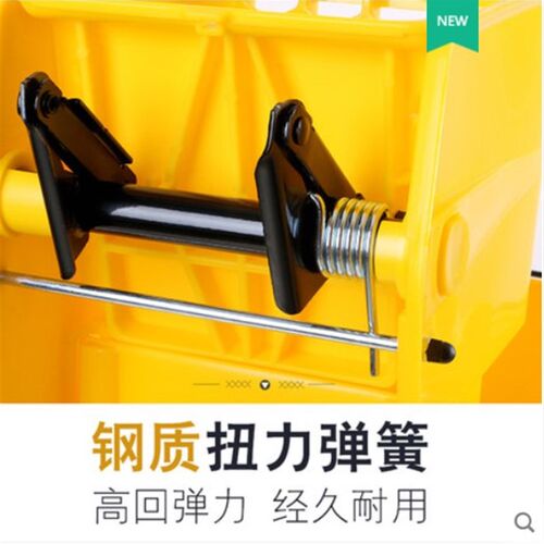 24L榨柞水车拖把桶挤家用免手洗地压墩布商用清洁头3酒店棉线懒人