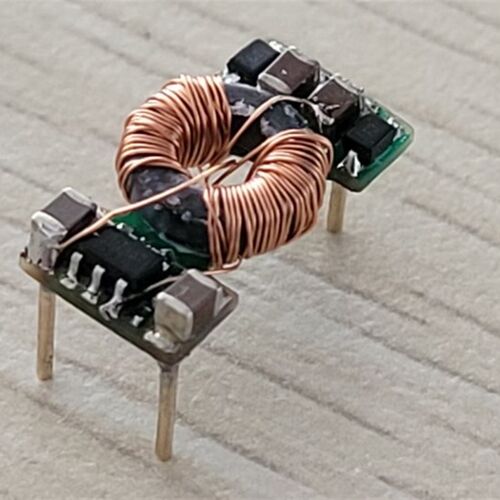 隔离电源模块,输入2-24V输出24V2w,7mmx14mmx4mm,5倍电压范围