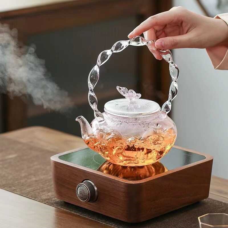 茶壶家用玻璃耐高温沏煮茶器茶水壶单壶电陶炉茶具套装花茶泡茶壶