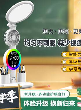 学习书桌台灯护眼写作业专用冲插电两用阅读宿舍床头灯LED台灯