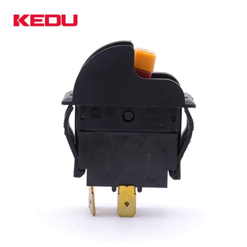 HY7科都 J-9301A上下拔动自锁器机械设备电钻电源开关250V20A带锁