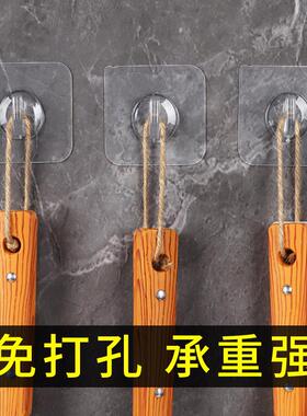 墙贴自粘防水防潮卧室房间布置创意装饰无痕挂钩厨房用具收纳门贴