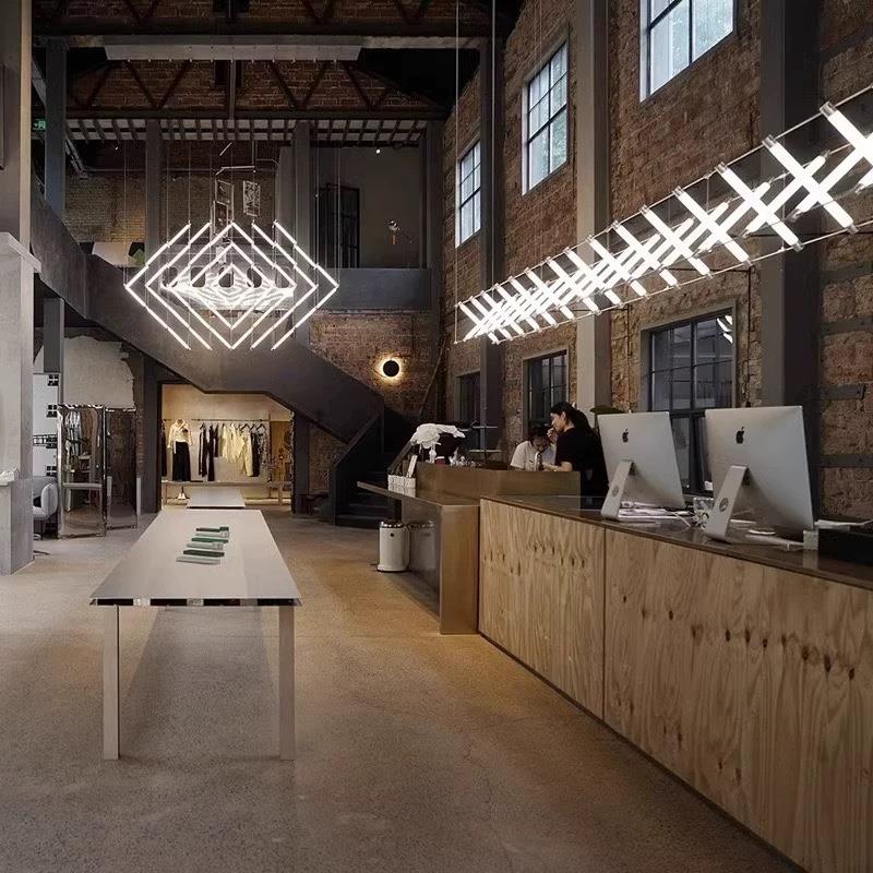 设计师马扎吊灯设计师工作室灯极简创意办公室吧台酒店餐厅灯