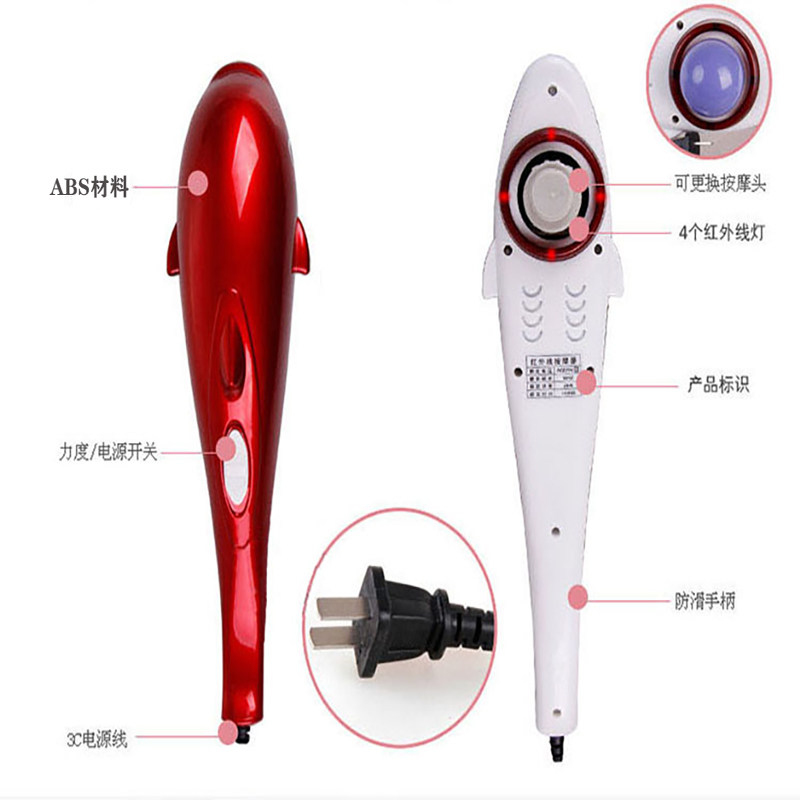 按摩器多功能颈椎腰背部锤棒小型手拿捶家用全身电动仪手持式振动
