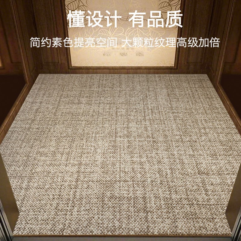 羊毛电梯轿厢专用地毯家用高端别墅入户门口高级耐磨商用地垫定制