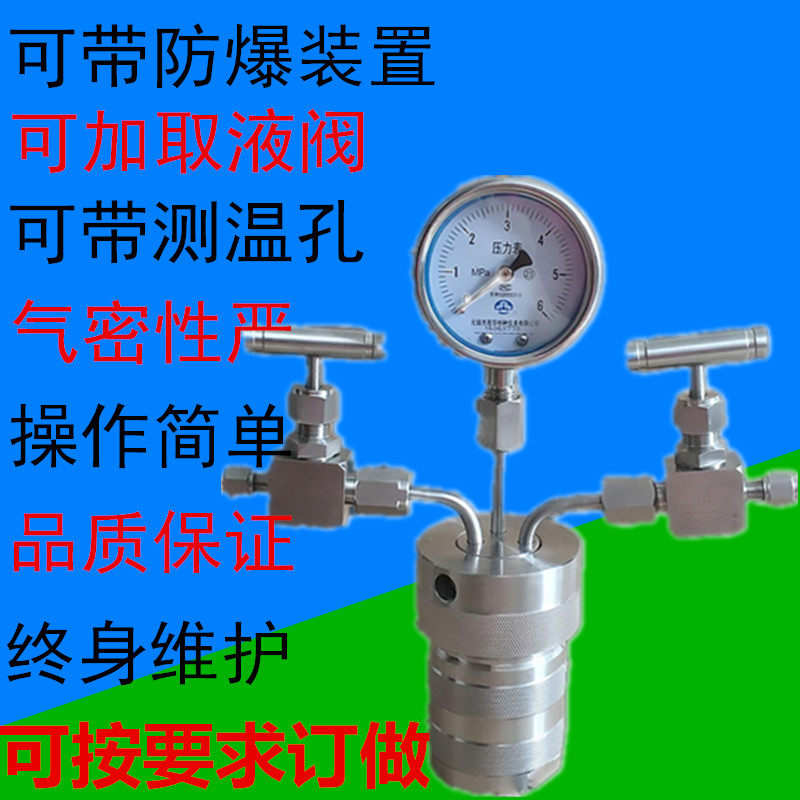 高温高压反应釜 水热合成反应釜 氢化釜 磁力搅拌非标定制反应釜