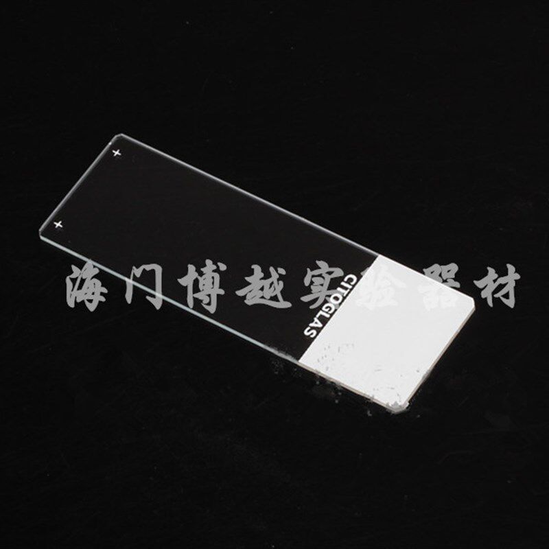 CITOGLAS世泰粘附载玻片 超白玻璃 正电荷防脱 188105W 50片/盒 - 实物图