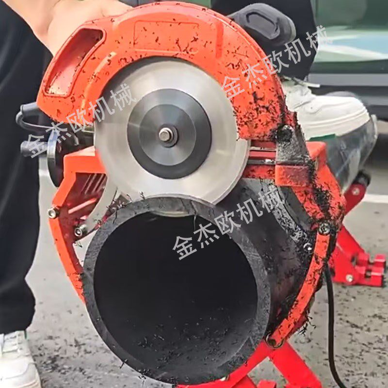 40-250电动切管机小型手持便携式切割机PE管铁管切割机切割机