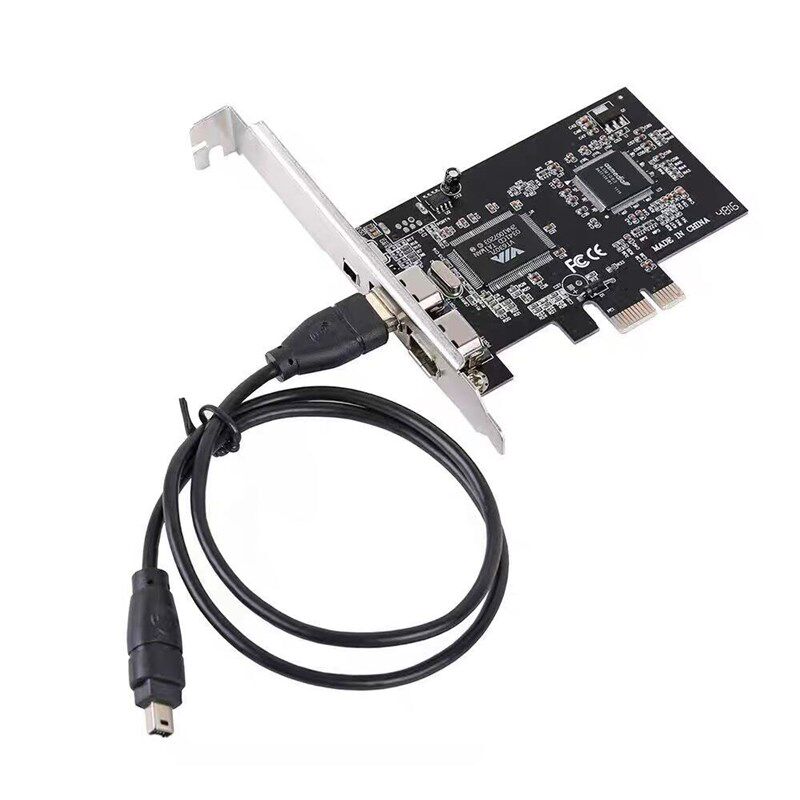 全新 PCIE 1394 视频采集卡高清火线卡免驱DV HDV