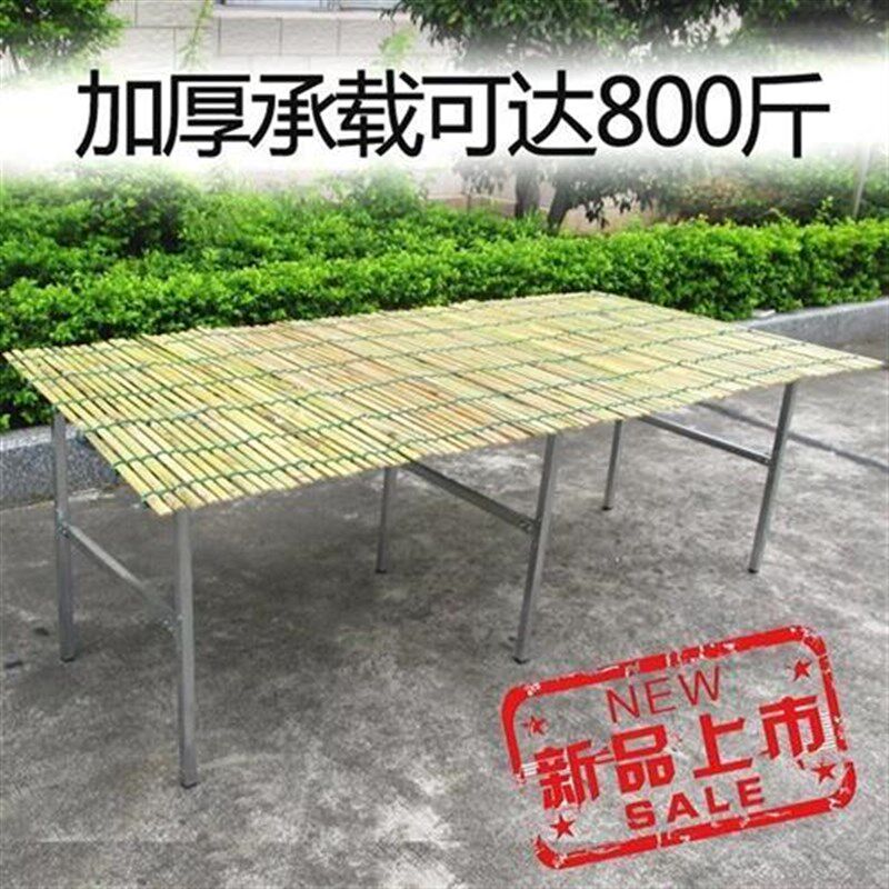 地摊货架摆地摊竹席夜市展示架加厚竹席摆摊折叠竹席子1米1.2米