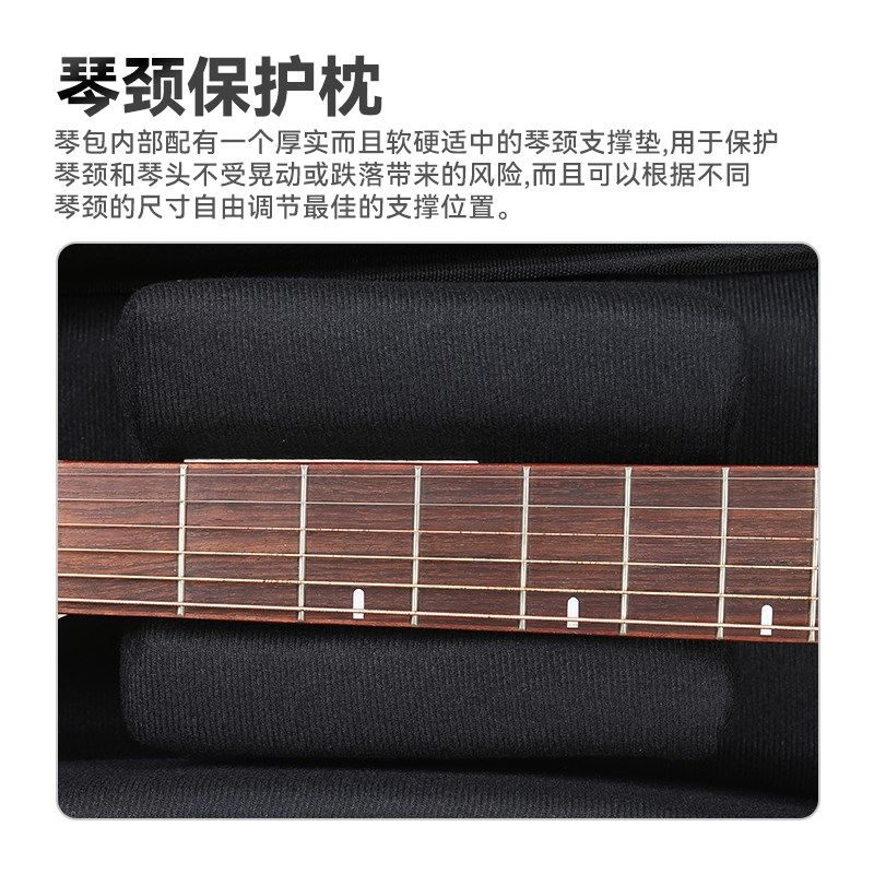 音乐驿站迪塞拉系列民谣电吉他琴包贝斯包40寸41寸加厚防水高颜值