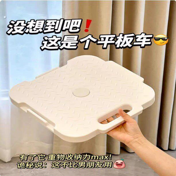 取快递小推车折叠独居女孩家用小型乌龟车平板车拿快递神器搬运车
