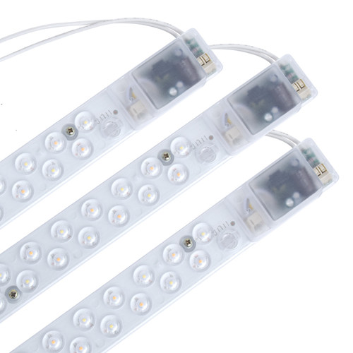 led吸顶灯灯条超亮灯芯灯板灯泡贴片灯珠三色变光14W/20W改造灯盘