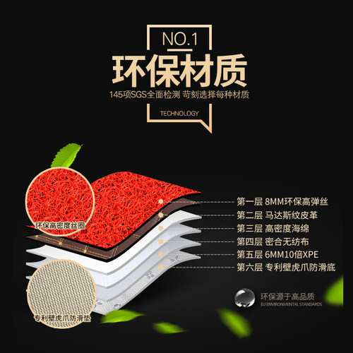 订做小松PC58-8 430 500 390 130-8 395-8双层丝圈挖掘机专用脚垫