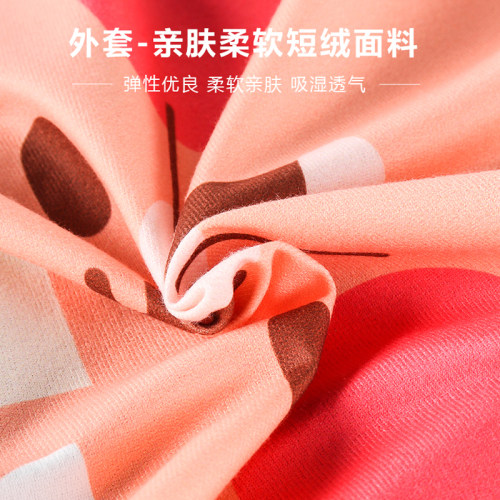 卡通记忆棉坐垫靠垫一体靠背垫办公室座椅腰靠椅子护腰护臀套装
