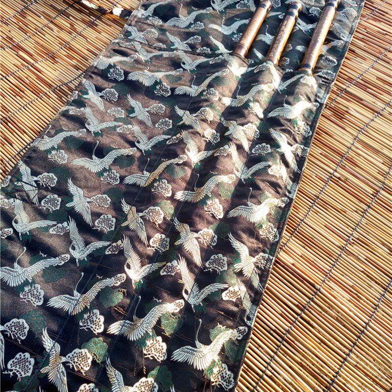 荼蘼 闲云野鹤 多只装古风箫包箫袋笛子袋尺八袋可背带定制乐器包