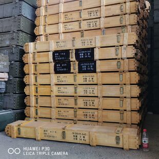 K号木箱原木色长条箱子木头木色装 饰道具照相馆拍照民俗军旅主题