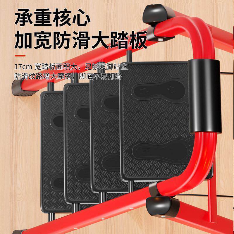 新款家用折叠伸缩多功能室内人字梯折叠梯楼梯步梯阁楼梯加厚便携