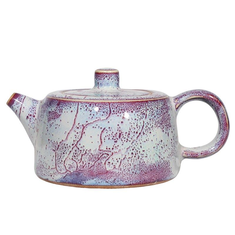 孔家钧窑[井栏壶]钧瓷茶壶中原壶均泡茶壶功夫茶壶
