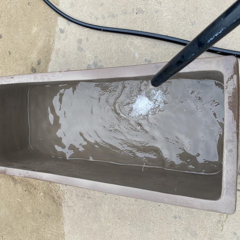 长方花盆特大号素面马槽陶土盆落地花箱粗陶花盆陶罐组合长方鱼缸