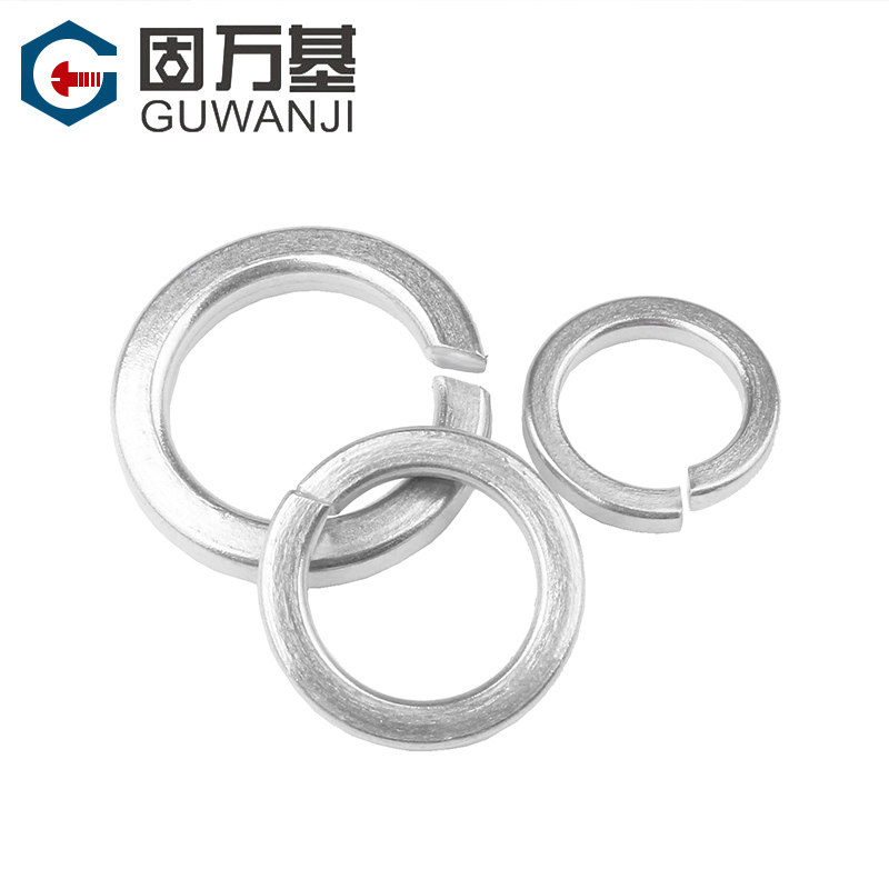 镀白锌加厚开口弹垫弹簧垫圈重型弹性垫片M5M6M8M10M12M14M16-M20