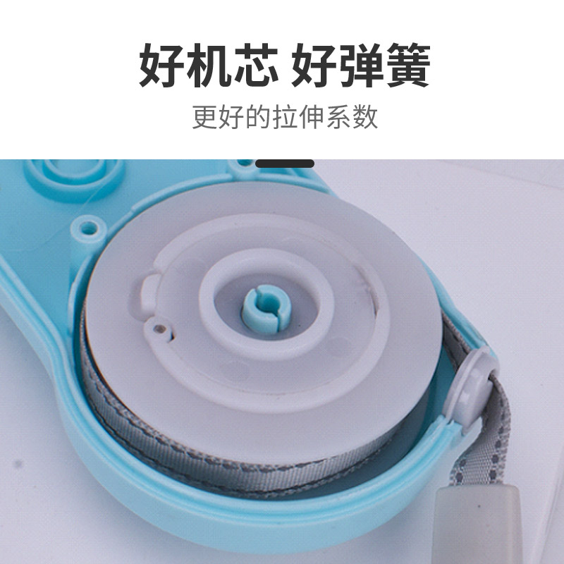 得乐狗狗迷你牵引绳自动伸缩遛狗神器狗链子小型犬狗绳子牵引用绳