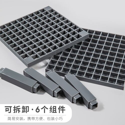 柏伦斯画笔笔架可拆方形插笔架多功能圆形插笔筒创意桌面收纳笔座