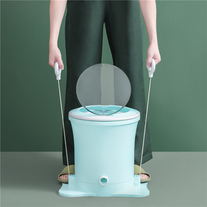 拾秒干衣机脱水桶手动免电快速衣服甩干手拉健身学生宿舍非洗衣机