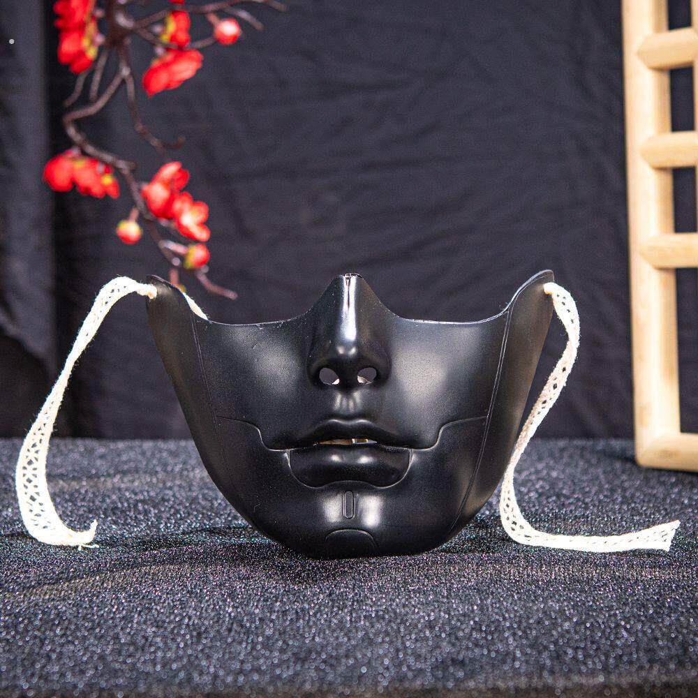 男士半面具魂作物新款男帝面具成人古风汉服节装扮国风下半脸机械