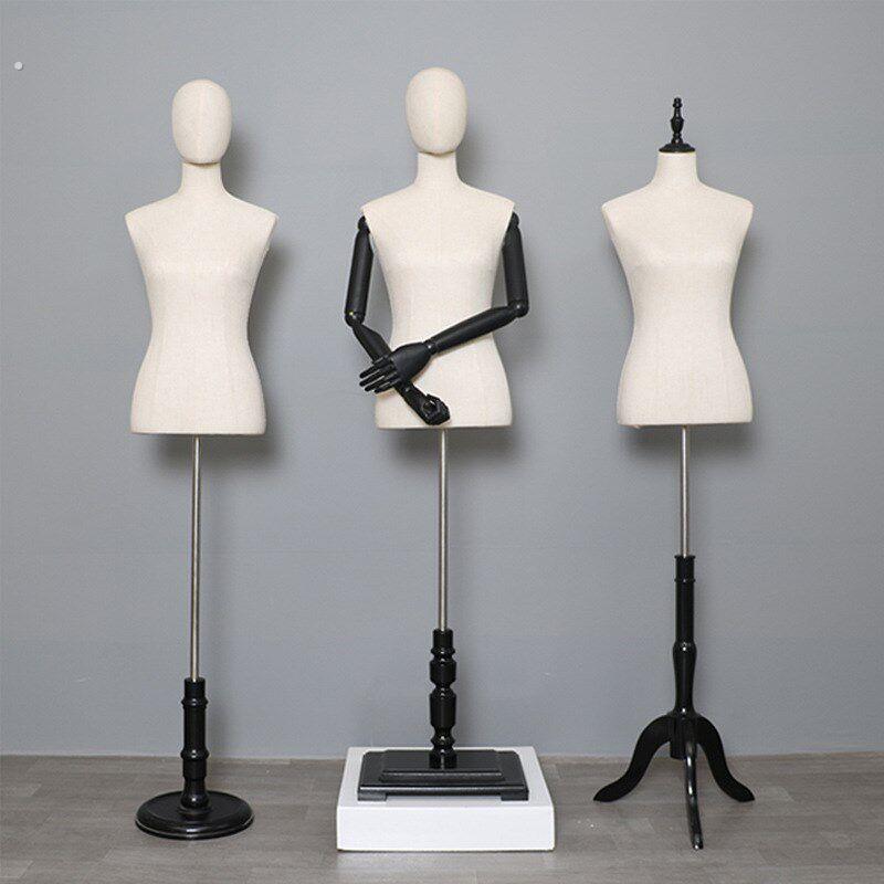 模特道具女半身服装店模特女橱窗假人人体大尺码人台汉服模特架