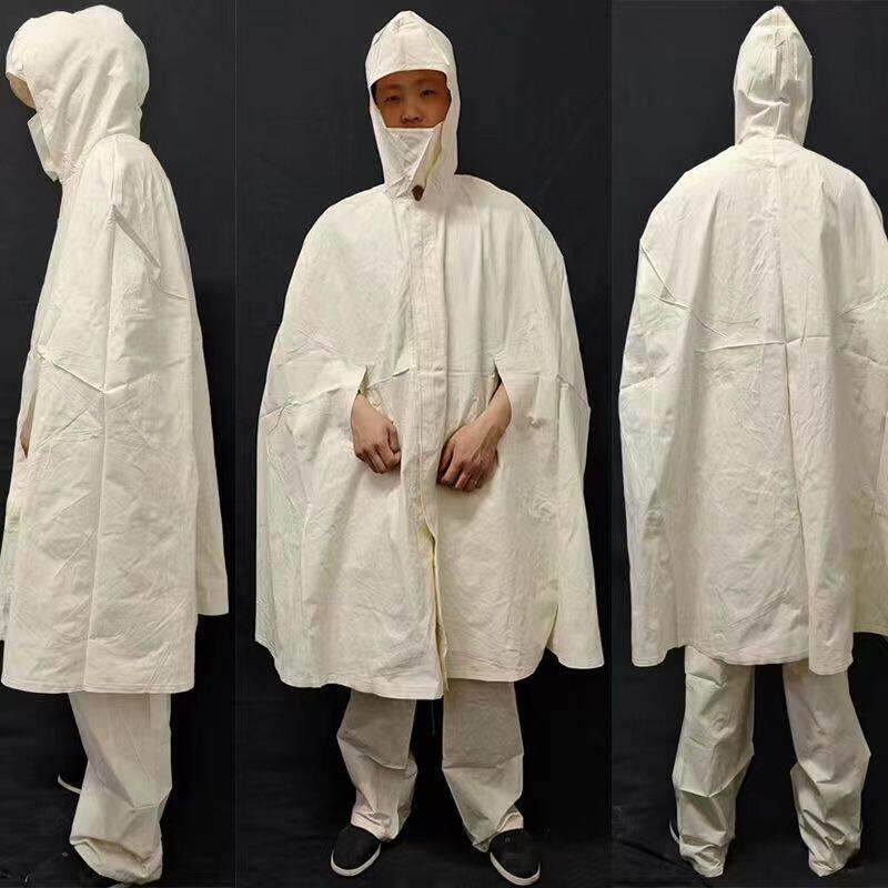 65式78式帆布雪地衣防航拍服套装白色吉利服雪地君迷服装