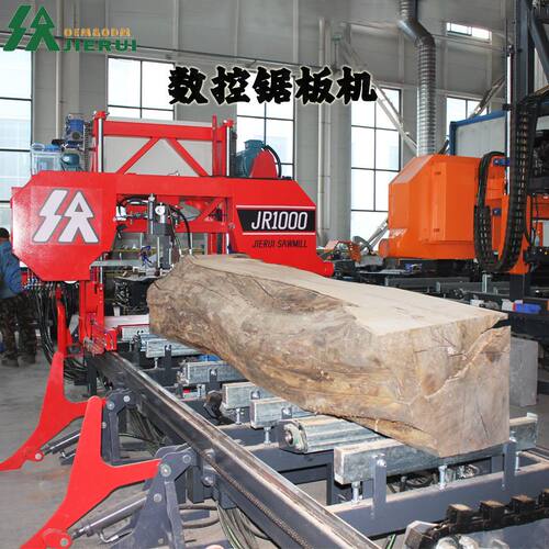 龙门数控切割机重型卧式锯机木工开料机床全自动带锯床锯木机械