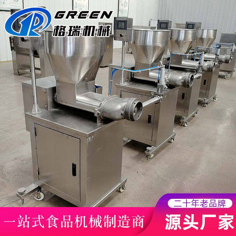 全自动不锈钢猪肉水饺馅下馅机  定量给馅机  可配生产线设备