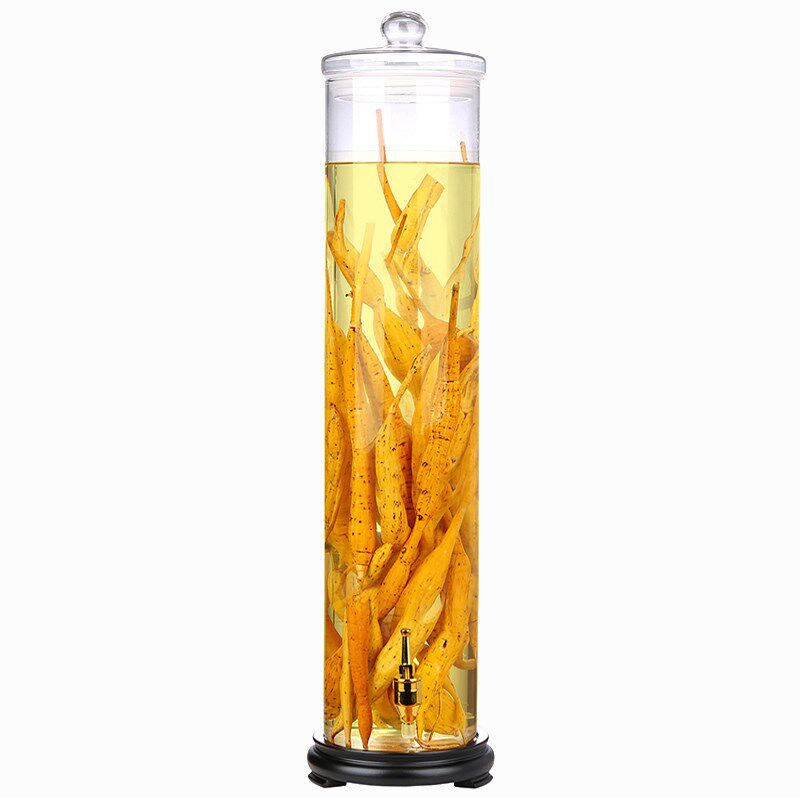 特大号泡酒玻璃瓶50斤装人参药酒坛子专用加高款1.2米1.5米加高款