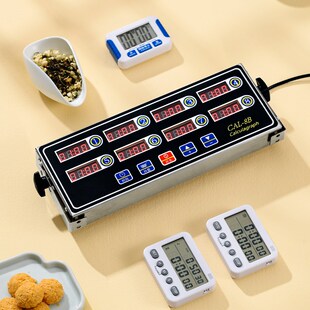 厨房定时器闹钟秒针计时器秒表大音量时间电子电池烘焙提醒器专用