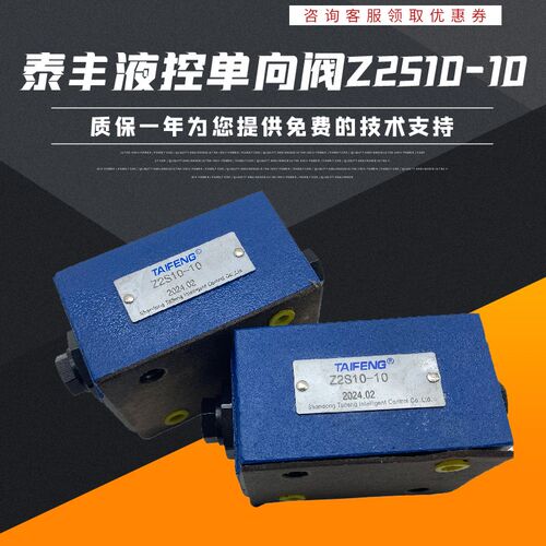 正品   泰丰单向阀Z2S10-20B液控单向阀Z2S16-30B液压锁Z2S22-30B