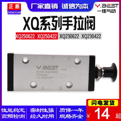 XQ250422/XQ230422/XQ250622/XQ230622新益型二位三通机械 手拉阀
