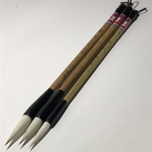 张木成毛笔 狼羊兼毫中楷欧体田楷体颜柳赵体用笔弹性吸墨好