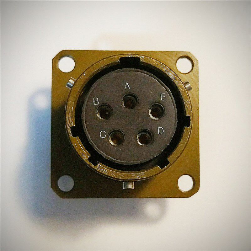 进口航空插头插座连接器 代替PT06A 14-5S PT02E 14-5P 5芯卡扣