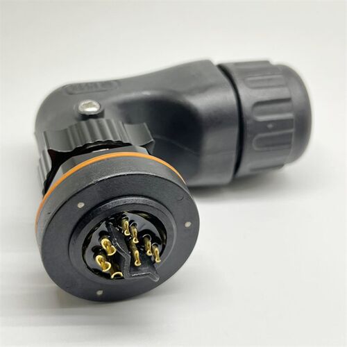 冠信通LLT-Mj25 4+5芯新能源电池大电流加信号连接器防水防油IP67