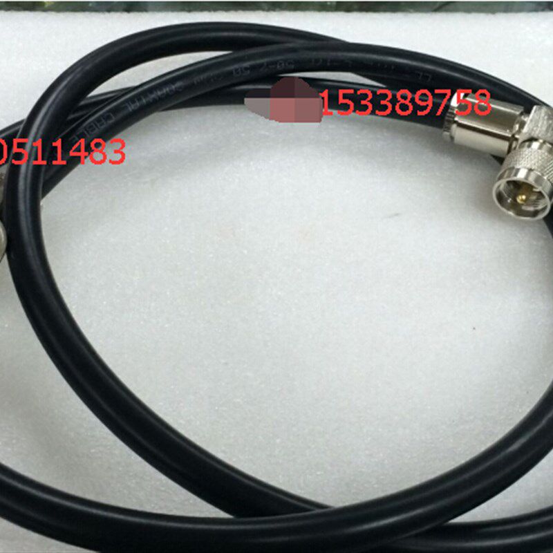 射频UHF工业级50-7馈线 UHF-JJW五件套手台信号测试线 M双公双弯
