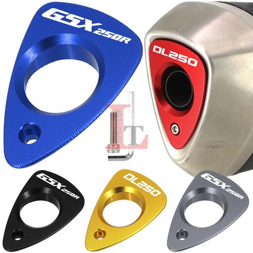适用铃木GSX250R DL250改装排气管尾盖消声器保护罩防烫壳装饰板