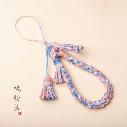 流苏钥匙扣挂件手工编织棉线