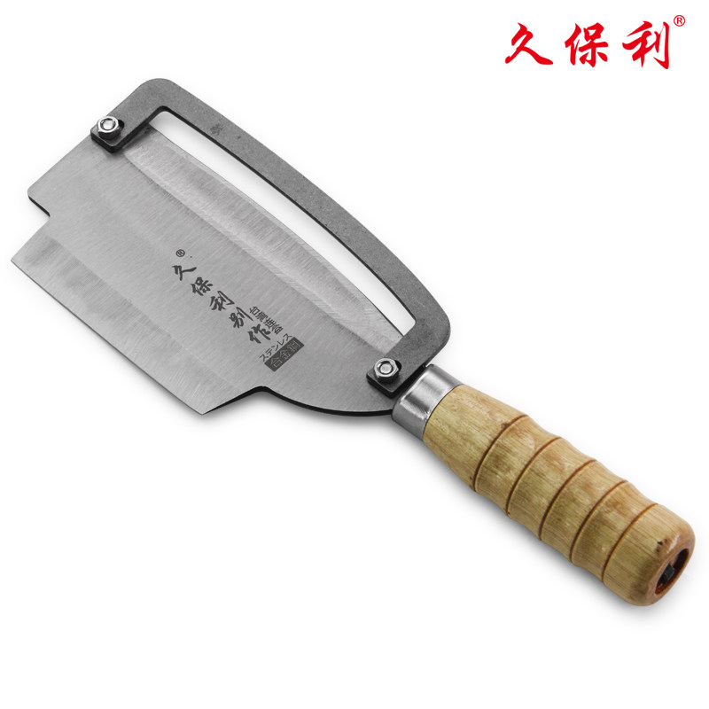 久保利不锈合金钢甘蔗刨削皮刀水果店商用削甘蔗菠萝皮果蔬削皮器