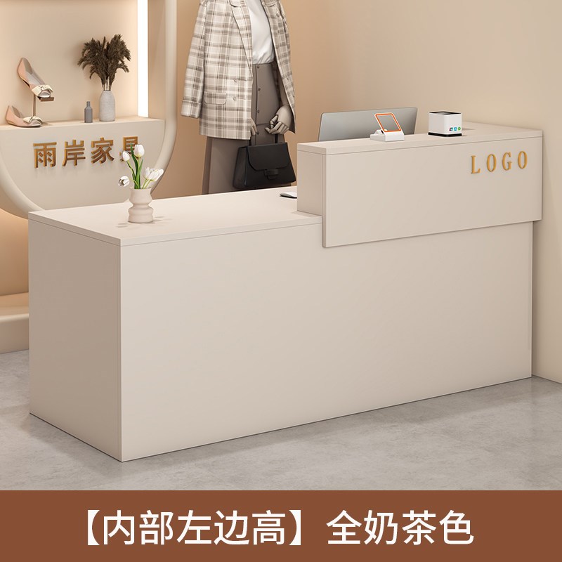 小型服装店便利店美容院吧台收银台店铺收银桌柜台公司前台接待柜